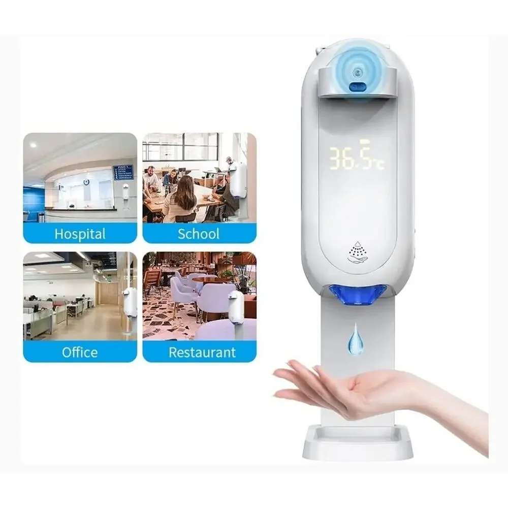 Hand Sanitizer Dispenser, by LIEN L5 Reads Hand & Head Temp F° or C°